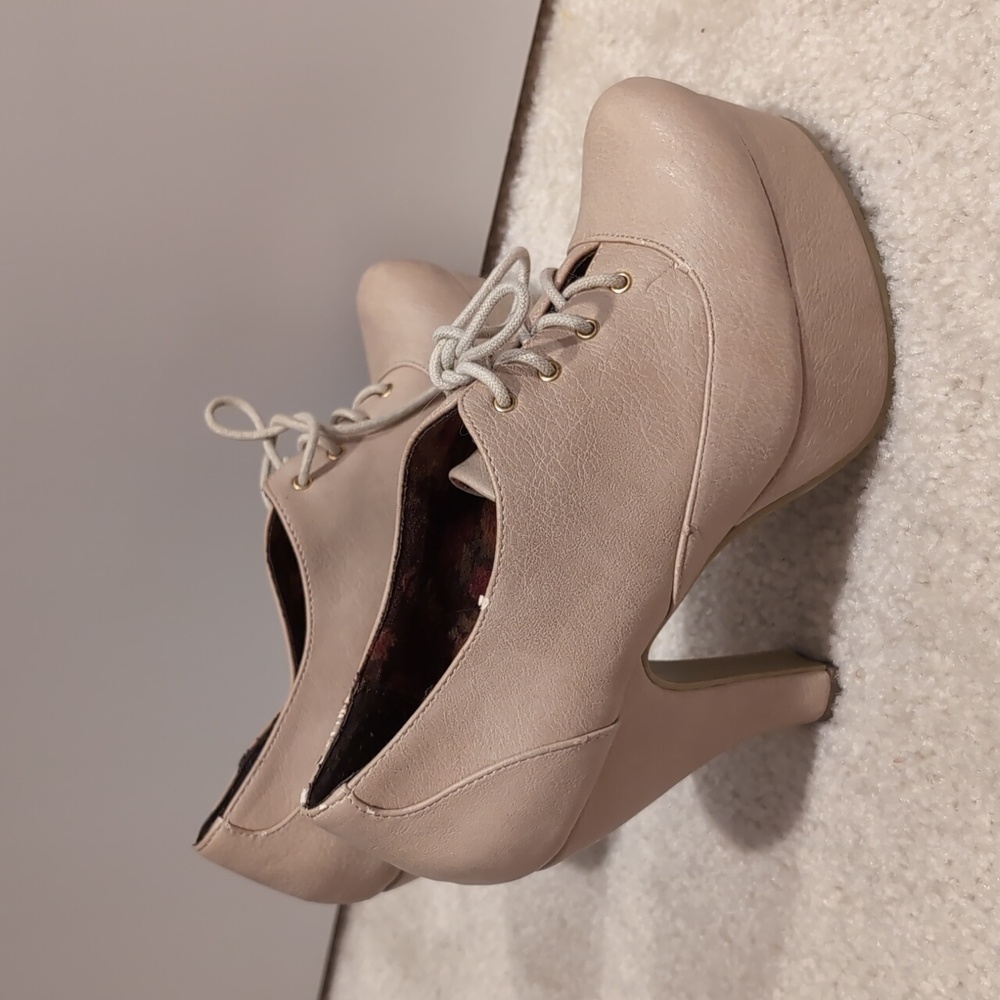 VTG mod cloth platform heels